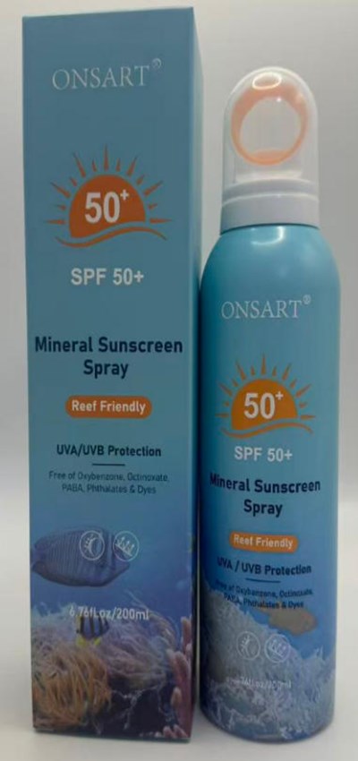 Onsart Mineral Sunscreen Spray (Onsart Mineral Sunscreen Spray)